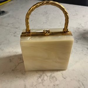 Vintage elan acrylic handbag